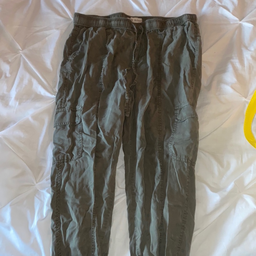 olive hippie cargo pants
